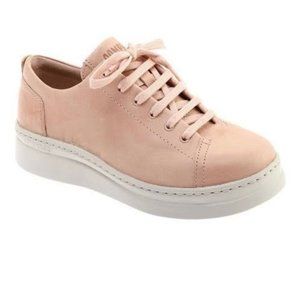 Camper Runner Up Leather Lace Sneakers Blush Pink
